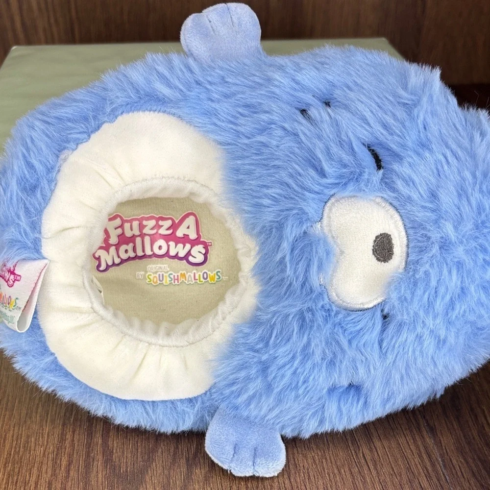 🔥🔥🔥Squishmallows Fuzzy Blue Slippers Size: 11-12 Toddler Unisex🔥🔥🔥